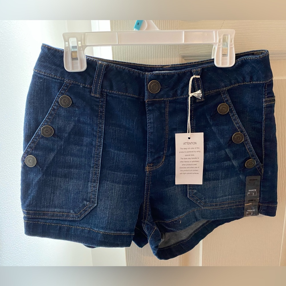Jean shorts with tags